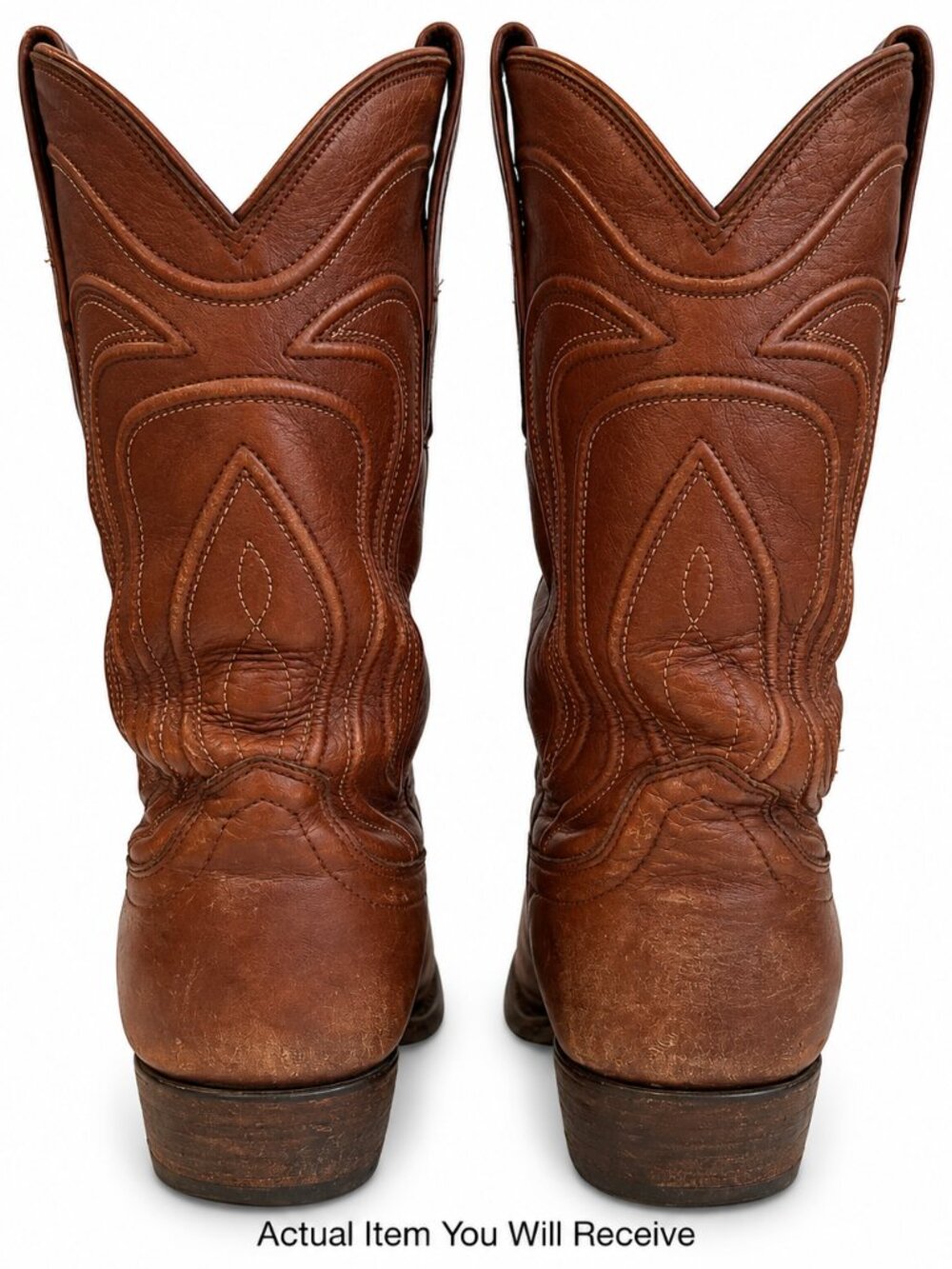 🤠 Tecovas The Cartwright Cowboy Boots Men 10D Scotch Goat Leather Western Brown - Picture 7 of 12